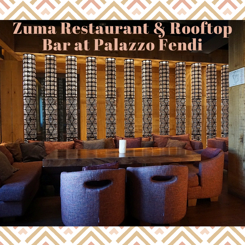 Show informaZuma Fendi Fashionable Japanese Restaurant and Rooftop Bar in Rome